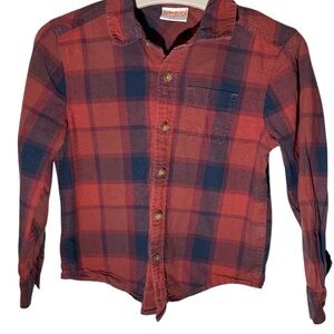 Toddler Boy Jumping Beans® Flannel Button Down Shirt Size 4